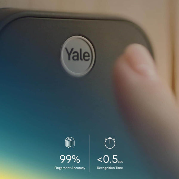 Yale - Assure Lock 2 - Smart Lock Wi-Fi Deadbolt with Touchscreen Keypad | Fingerprint Access - Black Suede