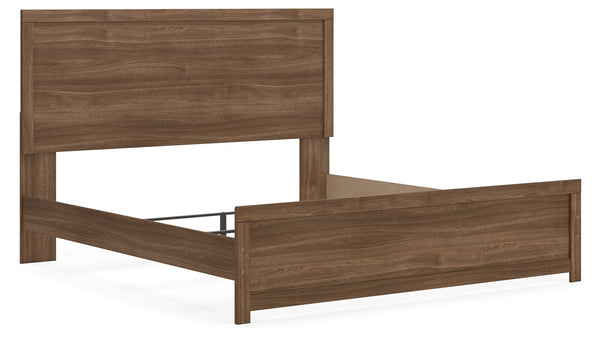 Broachmyn - Panel Bed #lightbrown #king