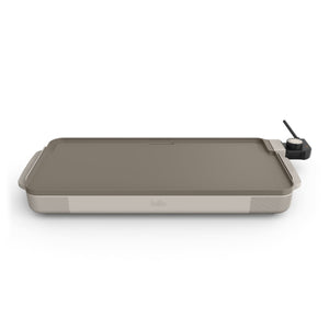 Bella - 10" x 20" Ceramic Electric Griddle - Oatmilk