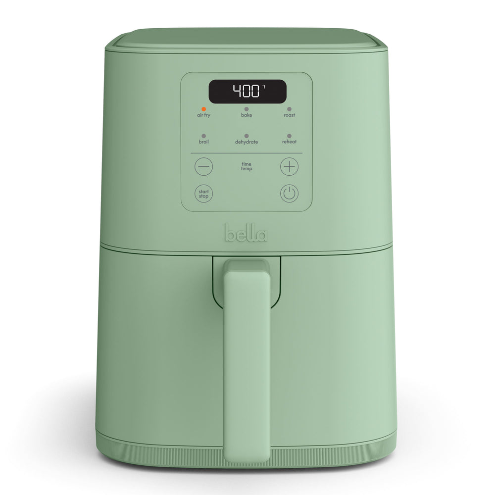 Bella - Fits-anywhere Kitchenware: 4-qt. Slim Air Fryer - Seaglass