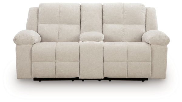Orlen - Double Reclining Loveseat With Console - Winter