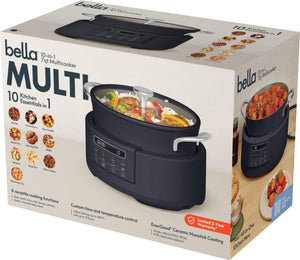 Bella - MULTI 10-in-1 7-qt. Multicooker - Slate