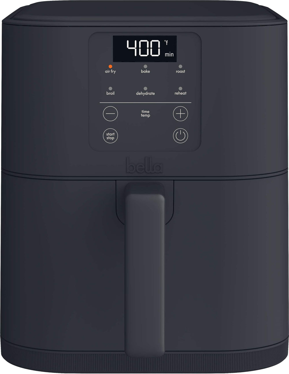 Bella - Fits-anywhere Kitchenware: 6-qt. Slim Air Fryer - Slate