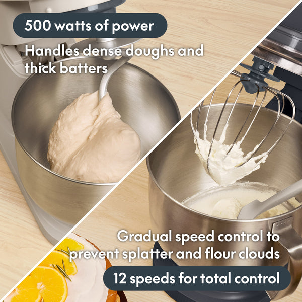 Bella - STIR 5.3-qt. Tilt-Head Stand Mixer - Aloe