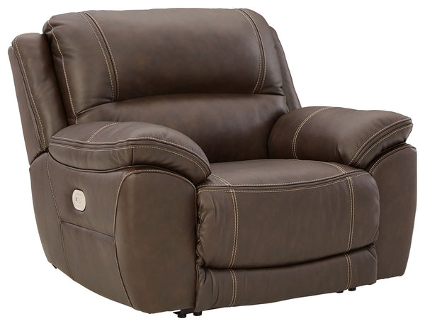 Dunleith - Sillón reclinable de pared cero con cabecero eléctrico - Chocolate
