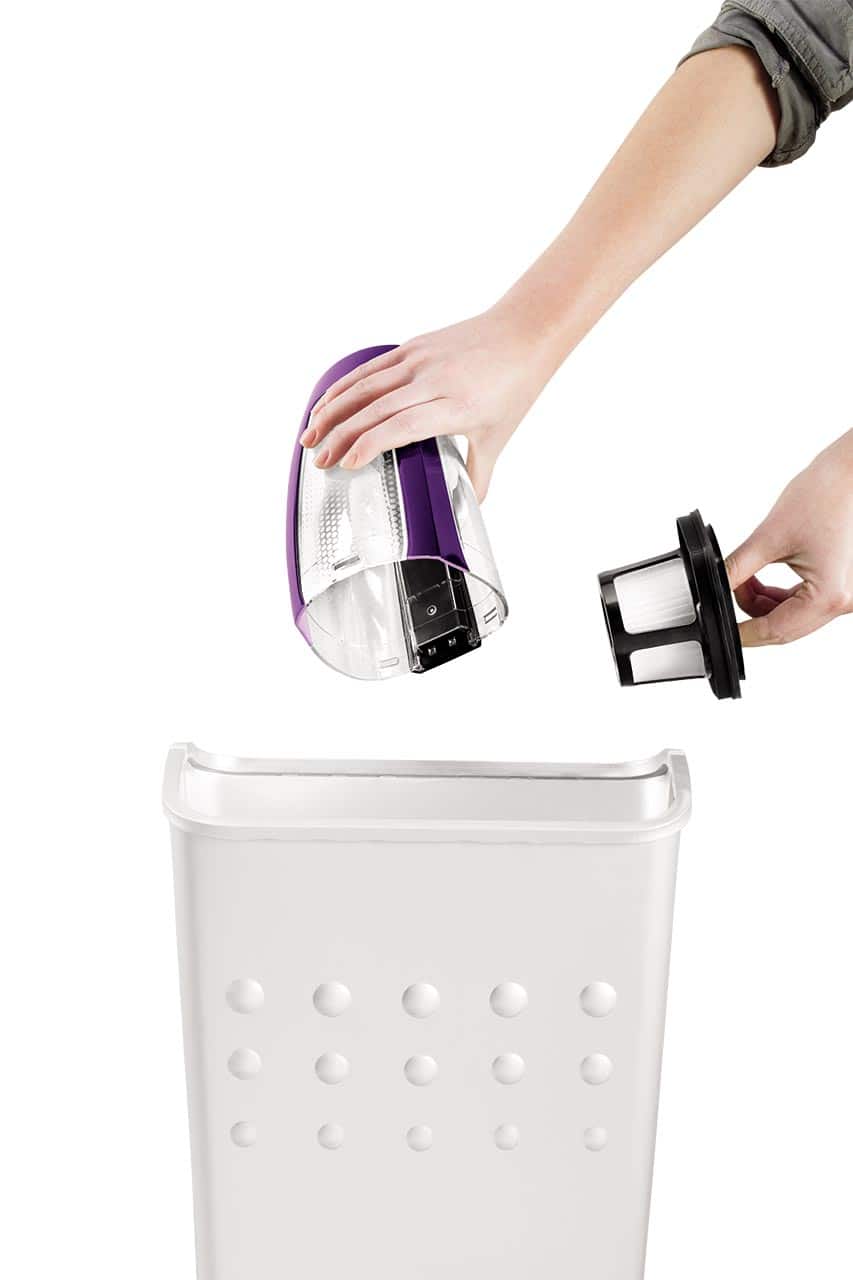 BISSELL - Pet Hair Eraser Lithium Ion Hand Vacuum - GrapeVine Purple & Black Accents