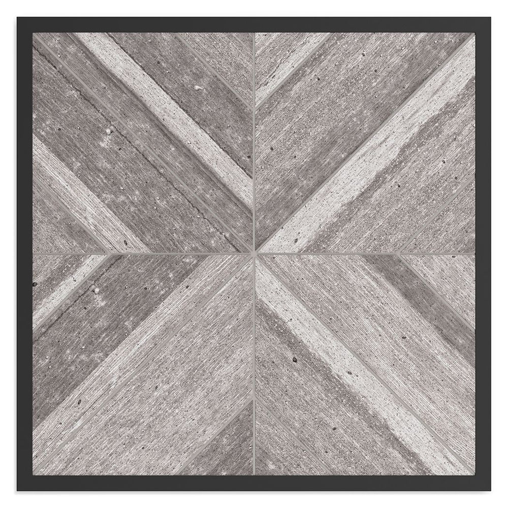 Beachcroft - Square End Table - Black / Light Gray