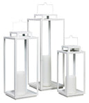Gilmerland - Indoor/Outdoor Lantern Set (Set of 3) #white