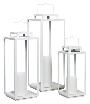 Gilmerland - Indoor/Outdoor Lantern Set (Set of 3) #white