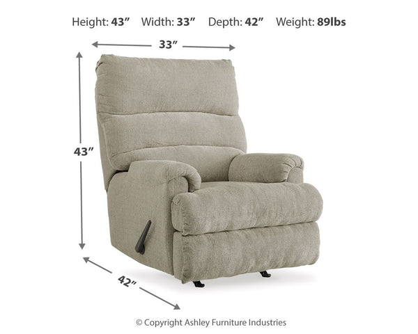 Man Fort - Rocker Recliner #beige