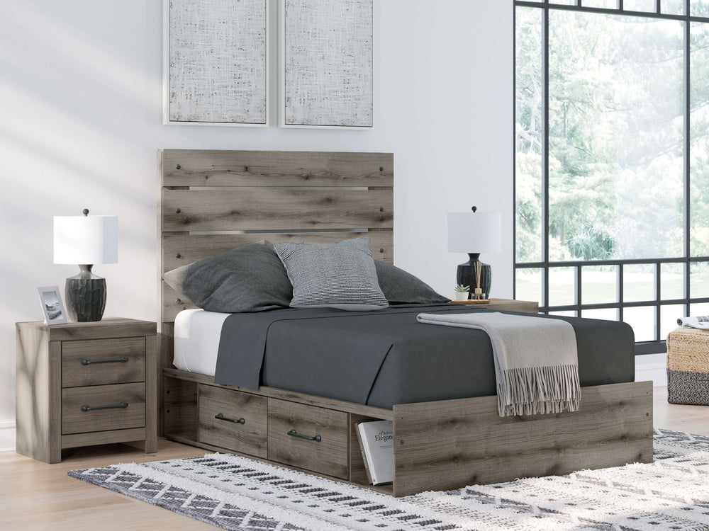 Graystorm - Panel Storage Bed #full