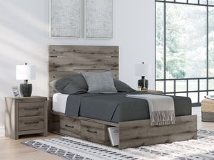 Graystorm - Panel Storage Bed #full