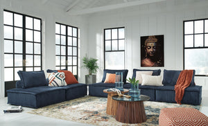 Bales - 5 Piece Sectional #blue