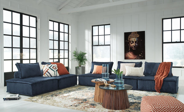 Bales - 5 Piece Sectional #blue