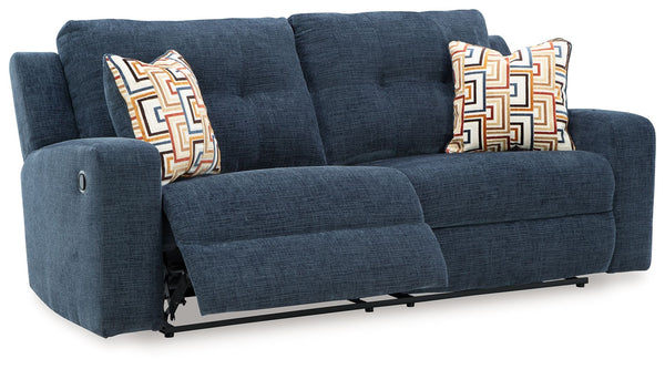 Danum - 2 Seat Reclining Sofa #blue
