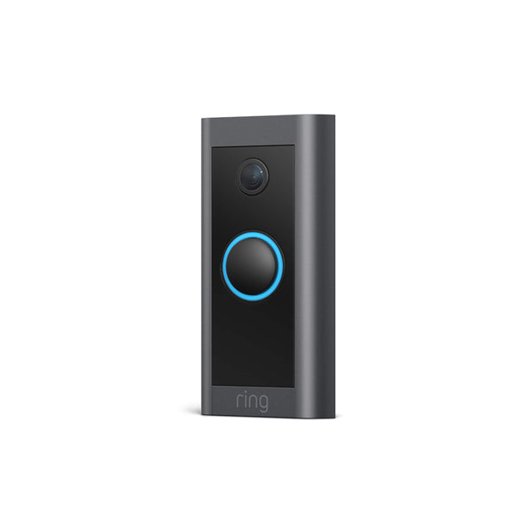 Ring - Wi-Fi Video Doorbell - Wired - Black