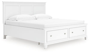 Fortman - Panel Bed #king #2drawers