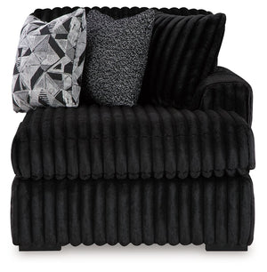 Midnight-Madness - Sectional #black #3pc.rightarmfacingcornerchaisesectional