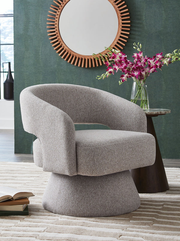 Nashkins - Sillón decorativo giratorio - Pebble