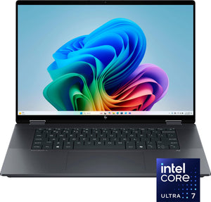 HP - OmniBook X Flip 2-in-1 - Copilot+ PC - 16" 2K Touch-Screen Laptop - Intel Core Ultra 7 256V '24 - 16GB Memory - 1TB SSD - Eclipse Gray