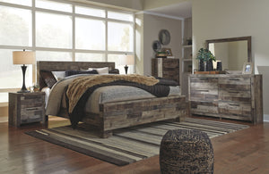 Derekson - Panel Bedroom Set #4pc.bed,dresser,mirror,chest|6pc.bed,dresser,mirror,chest,2nightstands #king #none