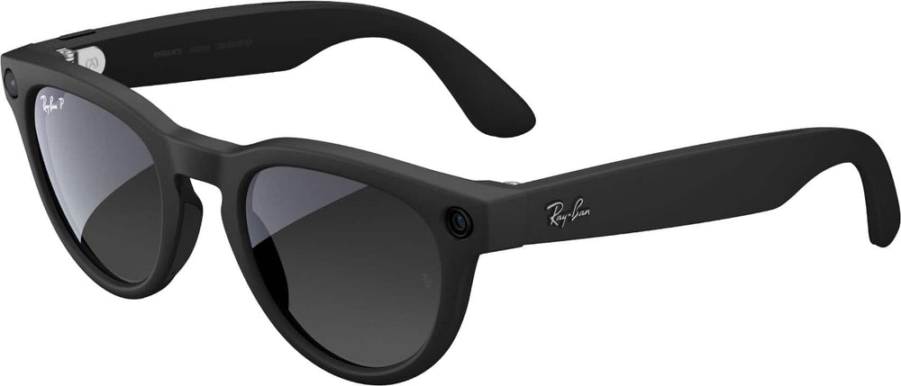 Ray-Ban Meta - Headliner (Gen 2) glasses with Meta AI, Audio, Photo, Video Compatibility - Polarized Graphite lenses - Matte Black