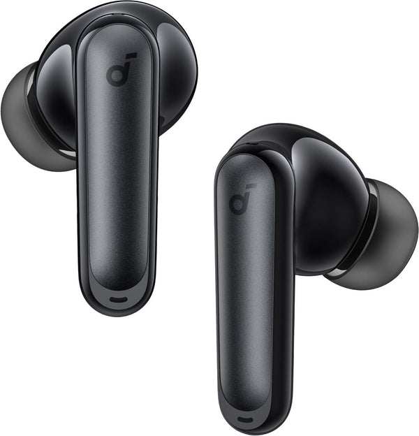 Soundcore - by Anker P41i Bluetooth Wireless In Ear Earbuds with Portable USB-C 3,000mAh Phone Charger (With Lightning Adapter) - Black
