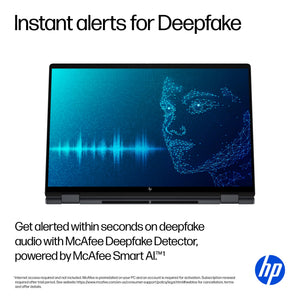 HP - OmniBook X Flip 2-in-1 - Copilot+ PC - 16" 2K Touch-Screen Laptop - Intel Core Ultra 7 256V '24 - 16GB Memory - 1TB SSD - Eclipse Gray