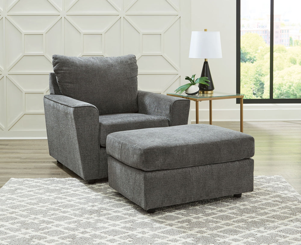 Stairatt - Living Room Set #2pc.chair,ottoman