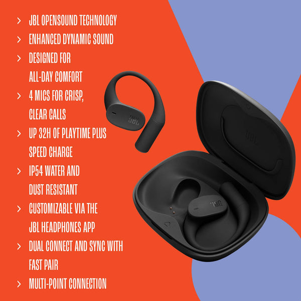 JBL - Sense Lite - TRUE Wireless Bluetooth Open-ear Headphones - 2025 - Purple