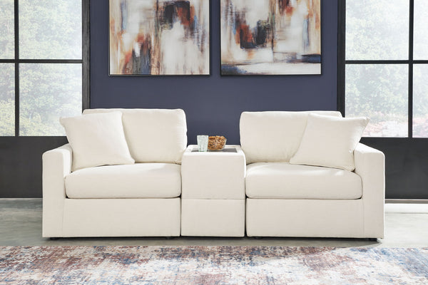 Modmax - 3 Piece Sectional #white #3pc.sectionalwithstorageconsole