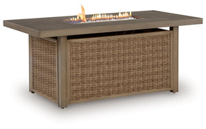 Laguna Heights - Mesa fogonera rectangular - Beige
