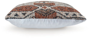 Kierenworth - Pillow (Set of 4) - Sienna / Ivory / Black