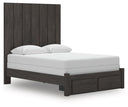 Fraluna - Panel Storage Bed #queen