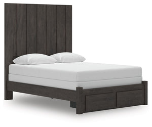 Fraluna - Panel Storage Bed #queen