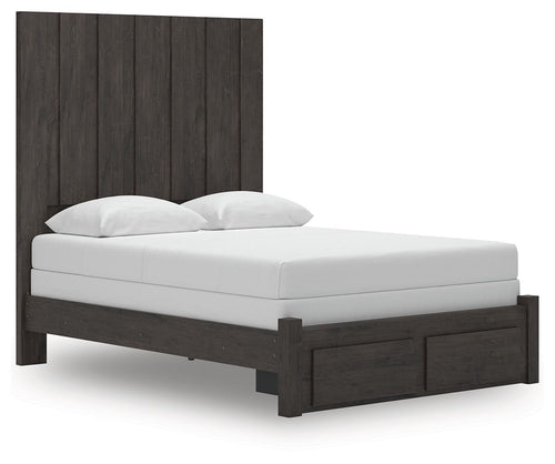 Fraluna - Panel Storage Bed #queen