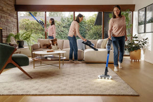BISSELL - PowerClean FurFinder Stick Vacuum - Cobalt / Black