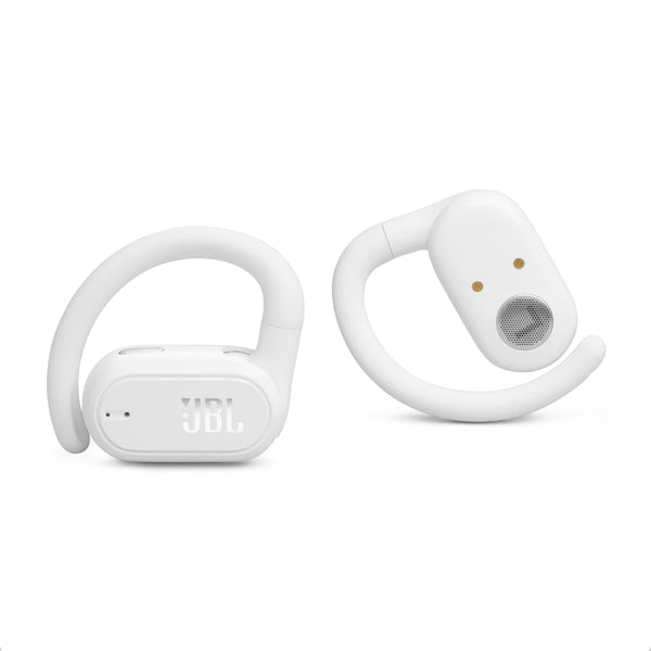 JBL - SoundGear Sense Hybrid Open-Ear headphones with detachable neckband - 2024 - White