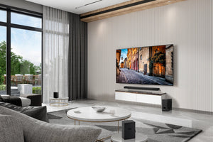 LG - 5.1.3-Channel S90TY Soundbar with Wireless Subwoofer, Dolby Atmos, WOW Orchestra - Black