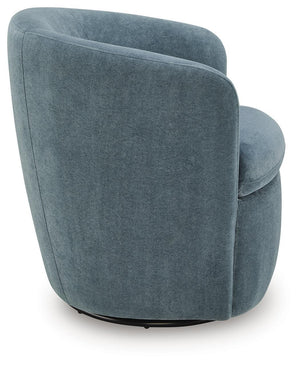 Leemont - Swivel Accent Chair #blue
