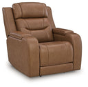 Knightington - Power Recliner With Audio Seating #lightbrown