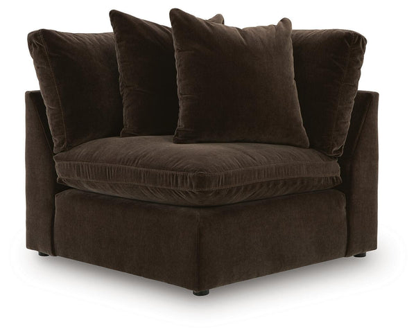 Maxton Heights - 8 Piece Sectional #darkbrown