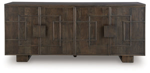 Cato - Gabinete decorativo - Marrón oscuro