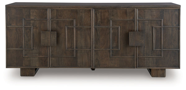 Cato - Gabinete decorativo - Marrón oscuro