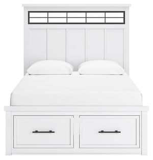 Ashbryn - Panel Storage Bed #queen