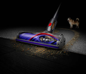 Dyson - V8 Cordless Vacuum with 6 accessories - Silver/Nickel
