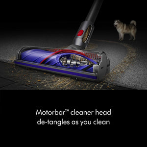 Dyson - V8 Cordless Vacuum with 6 accessories - Silver/Nickel