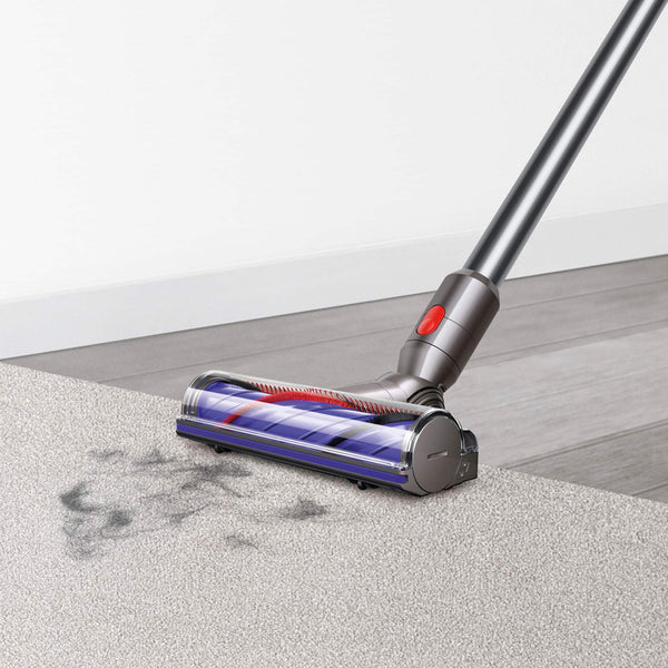 Dyson - V8 Cordless Vacuum with 6 accessories - Silver/Nickel