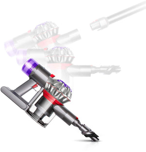 Dyson - V8 Cordless Vacuum with 6 accessories - Silver/Nickel