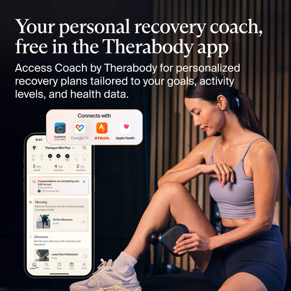 Therabody - Theragun Mini Plus - Heated, Travel-Sized Massage For Faster Recovery On-The-Go - Black